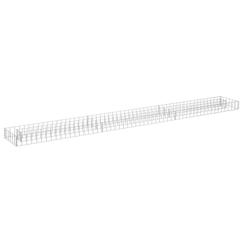 vidaXL Gabionen-Hochbeet Stahl 270x30x10 cm 853523 von VIDAXL
