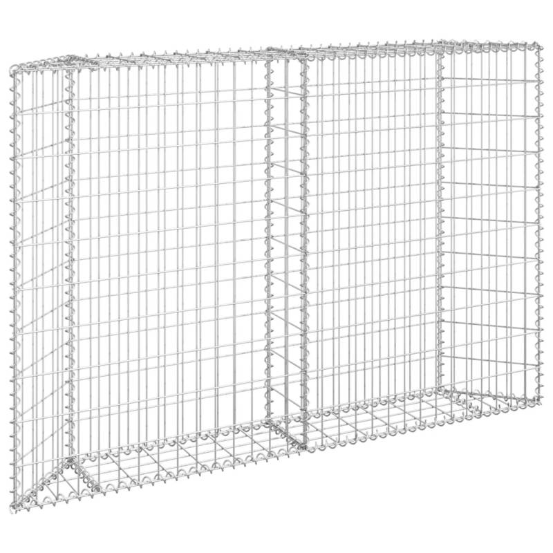 vidaXL Gabionen-Hochbeet Trapezform Stahl 150x20x100 cm 853526 von VIDAXL