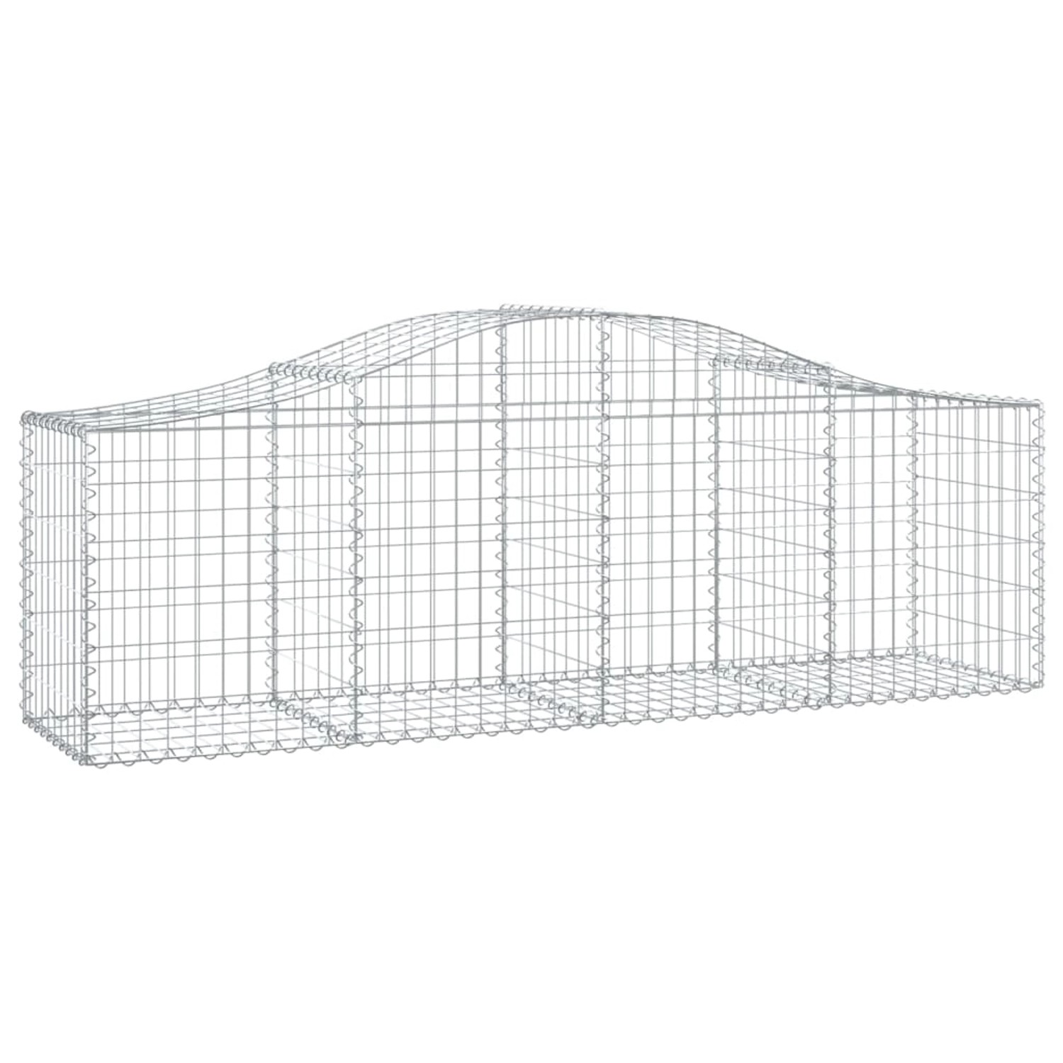 vidaXL Gabionen mit Hochbogen 18 Stk 200x50x60/80 cm Eisen 1593756 vidaXL Gabionen mit Hochbogen 18 Stk 200x50x60/80 cm Eisen 1593756 von VIDAXL