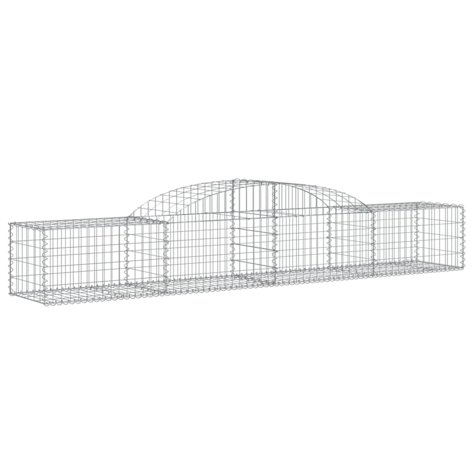 vidaXL Gabionen mit Hochbogen 2 Stk 300x50x40/60 cm Eisen 1666558 vidaXL Gabionen mit Hochbogen 2 Stk 300x50x40/60 cm Eisen 1666558 von VIDAXL