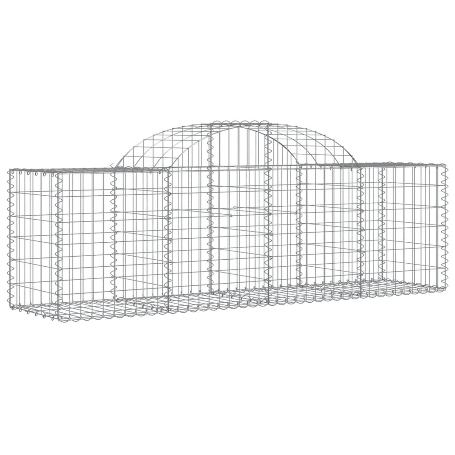 vidaXL Gabionen mit Hochbogen 4 Stk 200x50x60/80 cm Eisen 1670986 vidaXL Gabionen mit Hochbogen 4 Stk 200x50x60/80 cm Eisen 1670986 von VIDAXL
