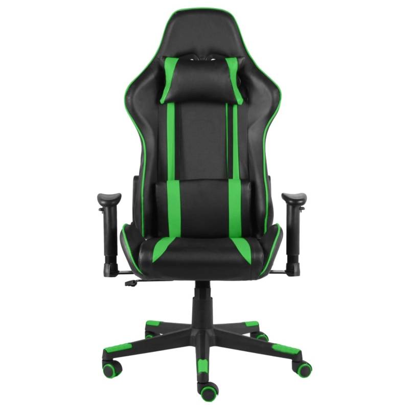 vidaXL Gaming-Stuhl Drehbar Grün PVC Modell 1 von VIDAXL