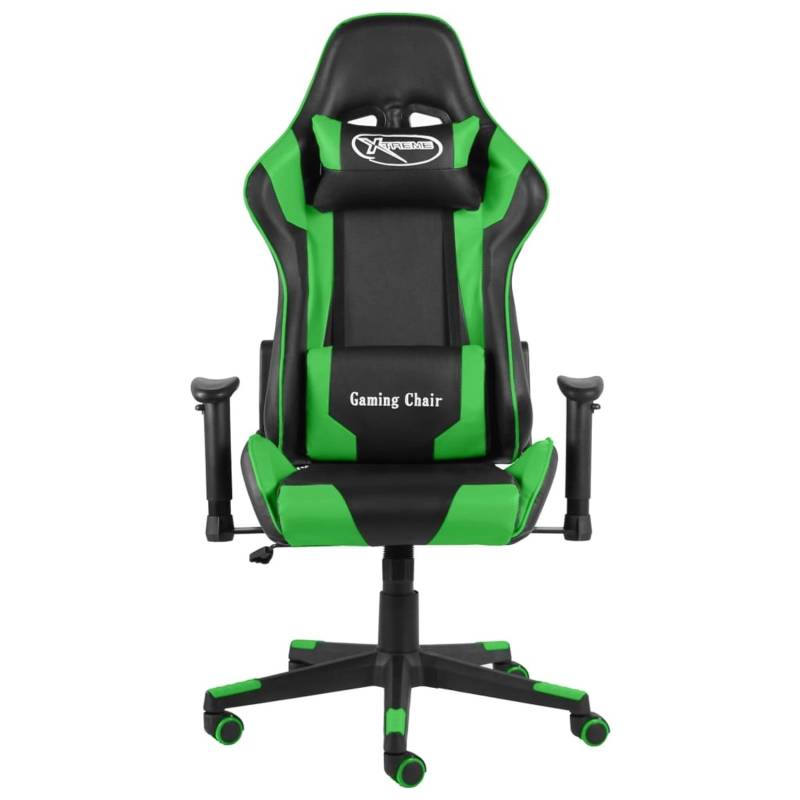 vidaXL Gaming-Stuhl Drehbar Grün PVC Modell 2 von VIDAXL