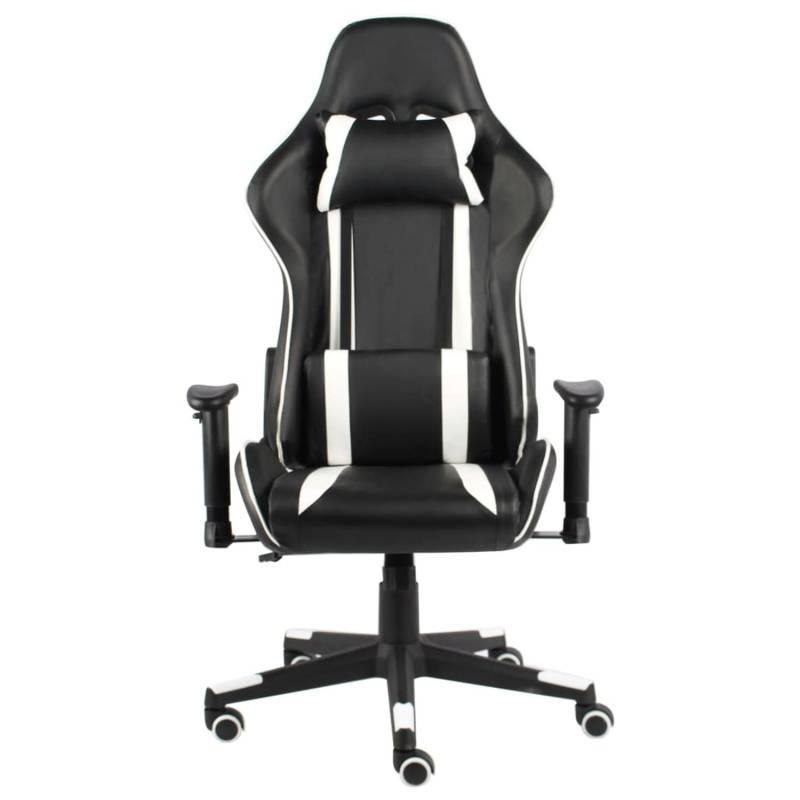 vidaXL Gaming-Stuhl Drehbar Weiß PVC Modell 1 von VIDAXL