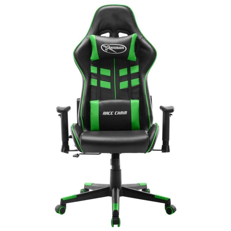 vidaXL Gaming-Stuhl Schwarz und Grün Kunstleder Modell 1 von VIDAXL