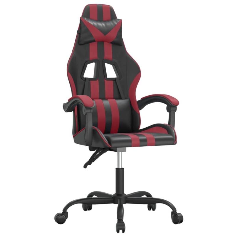 vidaXL Gaming-Stuhl Schwarz und Weinrot Kunstleder Modell 4 vidaXL Gaming-Stuhl Schwarz und Weinrot Kunstleder Modell 4 von VIDAXL