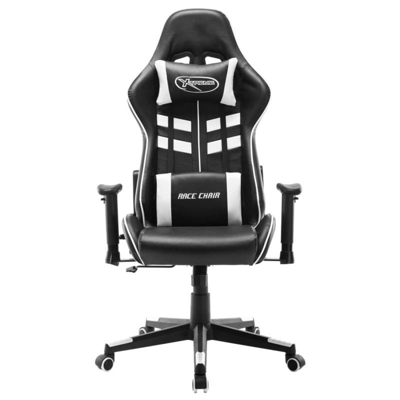vidaXL Gaming-Stuhl Schwarz und Weiß Kunstleder Modell 1 von VIDAXL
