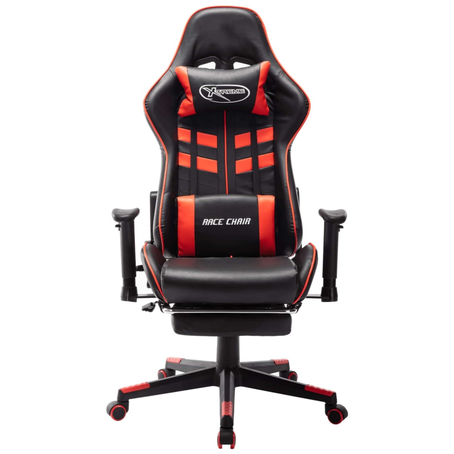 vidaXL Gaming-Stuhl mit Fußstütze Schwarz und Rot Kunstleder Modell 1 vidaXL Gaming-Stuhl mit Fußstütze Schwarz und Rot Kunstleder Modell 1 von VIDAXL