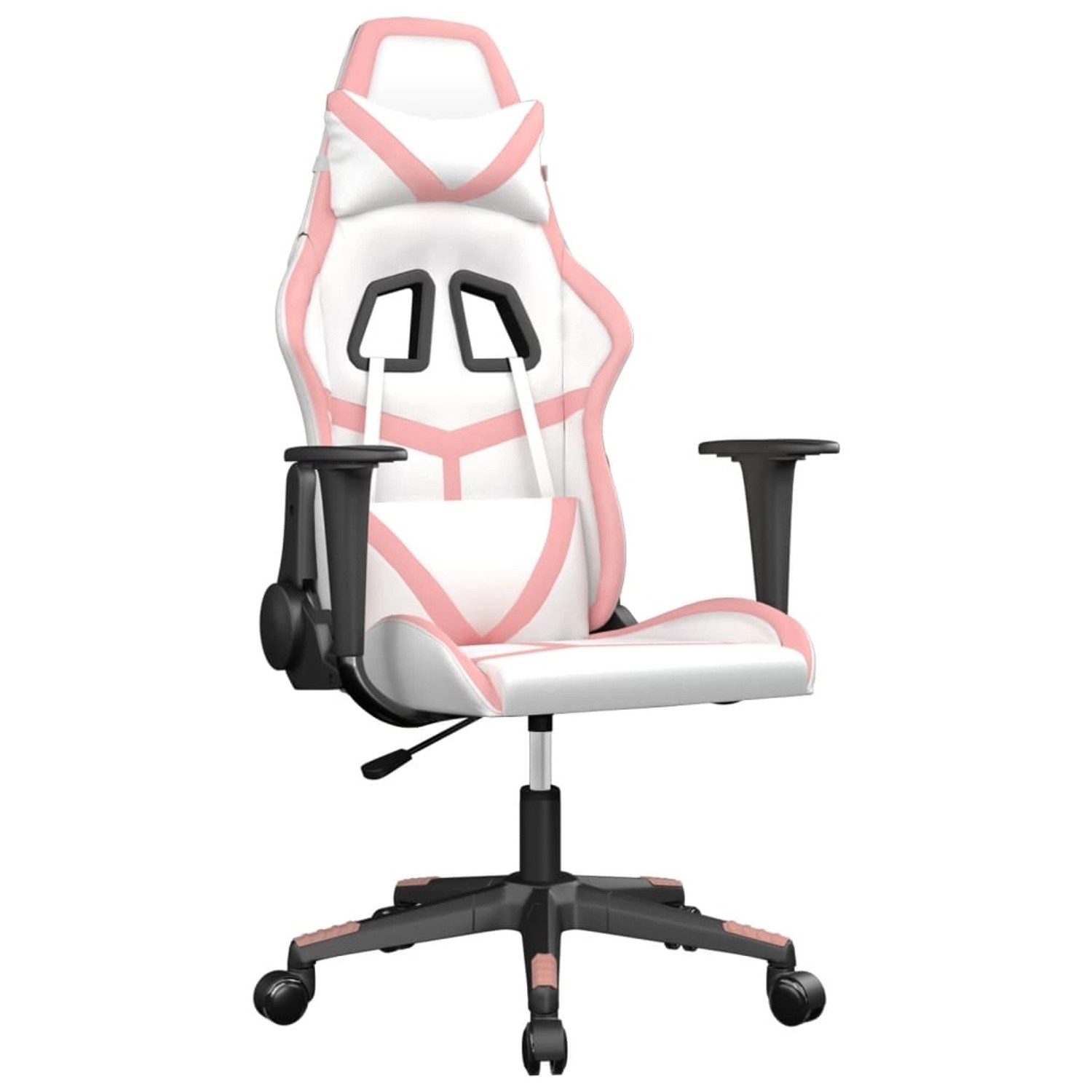vidaXL Gaming-Stuhl mit Massagefunktion Weiß und Rosa Kunstleder Modell 3 vidaXL Gaming-Stuhl mit Massagefunktion Weiß und Rosa Kunstleder Modell 3 von VIDAXL