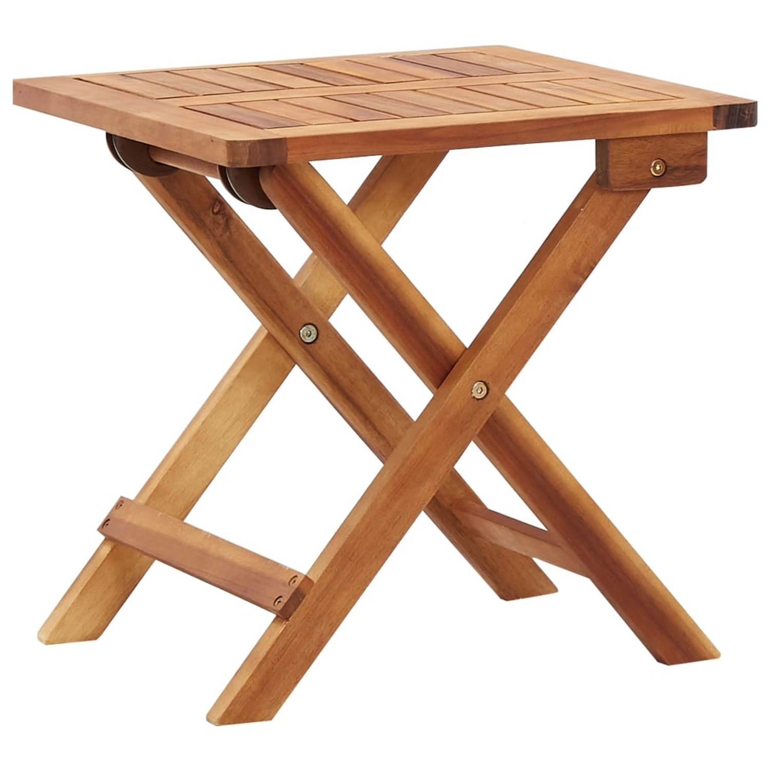 vidaXL Garten-Couchtisch Klappbar 40x40x40 cm Massivholz Akazie 46005 von VIDAXL