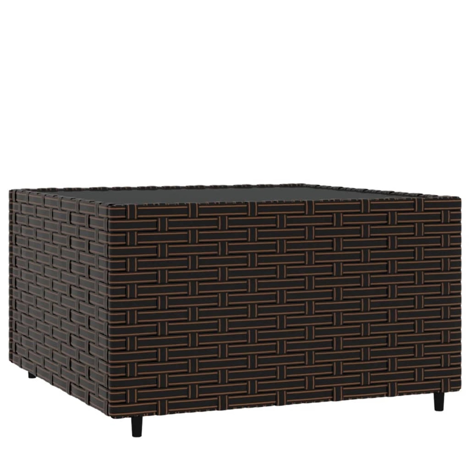 vidaXL Garten-Couchtisch Quadratisch Braun 50x50x30 cm Poly Rattan 319858 vidaXL Garten-Couchtisch Quadratisch Braun 50x50x30 cm Poly Rattan 319858 von VIDAXL