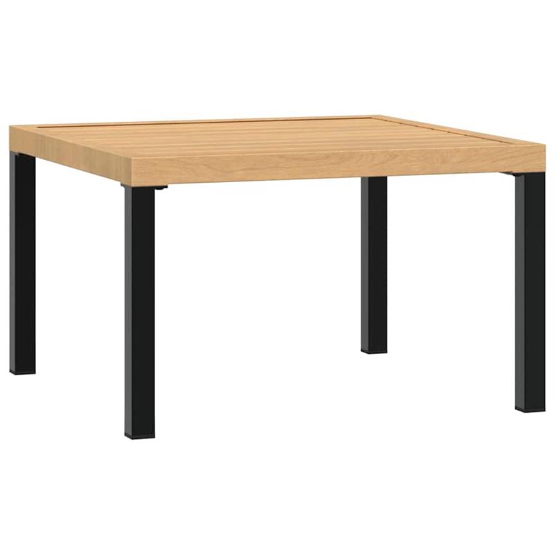vidaXL Garten-Couchtisch Schwarz 65x65x40 cm Aluminium 4008573 von VIDAXL