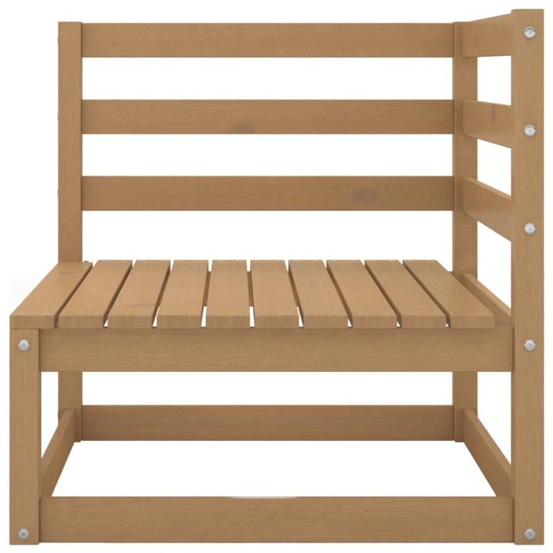 vidaXL Garten-Ecksofa Honigbraun Massivholz Kiefer Modell 1 von VIDAXL