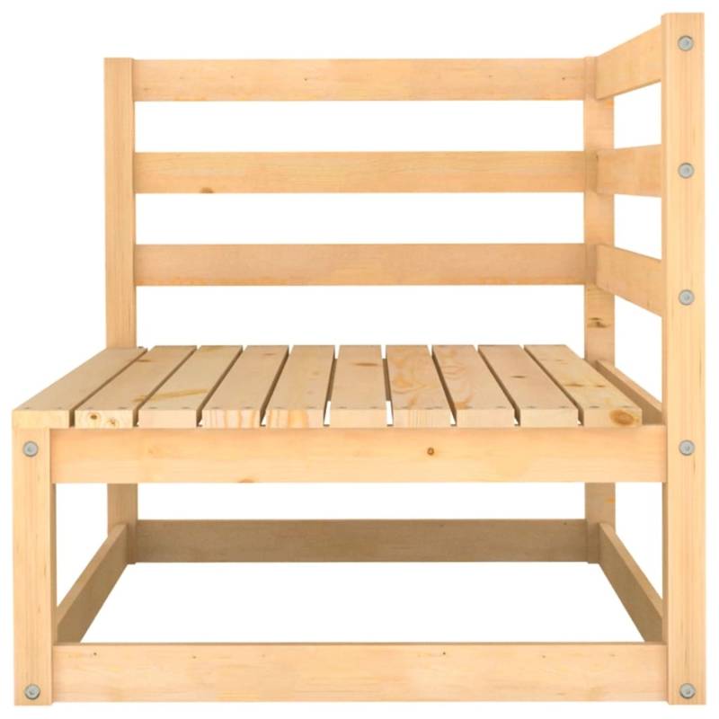 vidaXL Garten-Ecksofa Massivholz Kiefer von VIDAXL