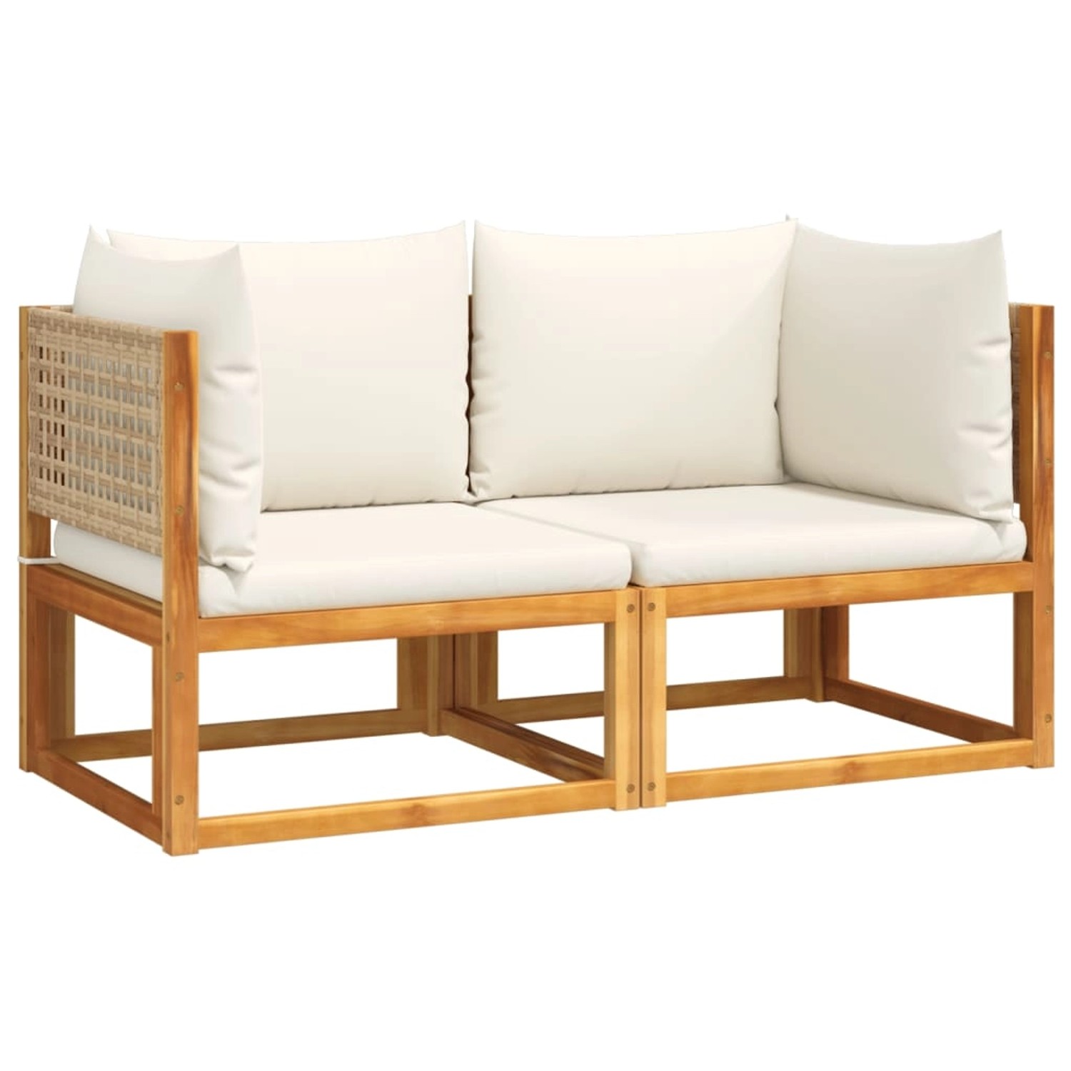 vidaXL Garten-Ecksofas mit Kissen 2 Stk. Massivholz Akazie Modell 1 vidaXL Garten-Ecksofas mit Kissen 2 Stk. Massivholz Akazie Modell 1 von VIDAXL