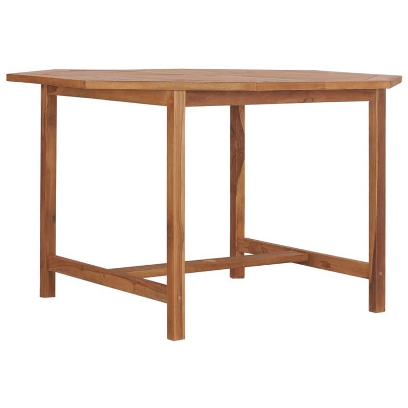 vidaXL Garten-Esstisch 110x110x75 cm Massivholz Teak 318478 von VIDAXL