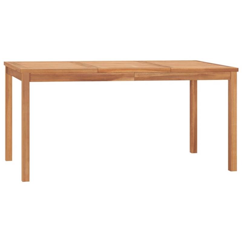 vidaXL Garten-Esstisch 160x80x77 cm Massivholz Teak 315620 von VIDAXL