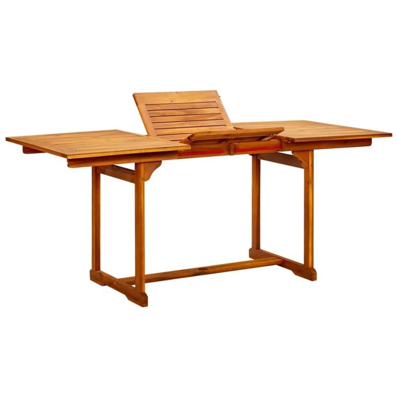 vidaXL Garten-Esstisch 170x80x75 cm Massivholz Akazie 316568 von VIDAXL