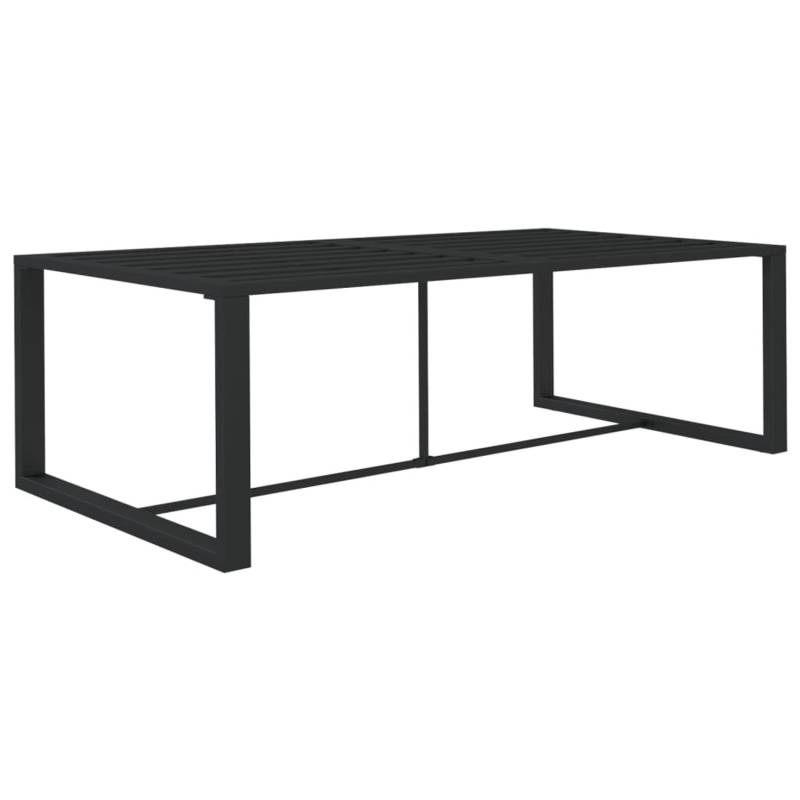 vidaXL Garten-Esstisch Anthrazit 120x60x66 cm Aluminium 318312 von VIDAXL