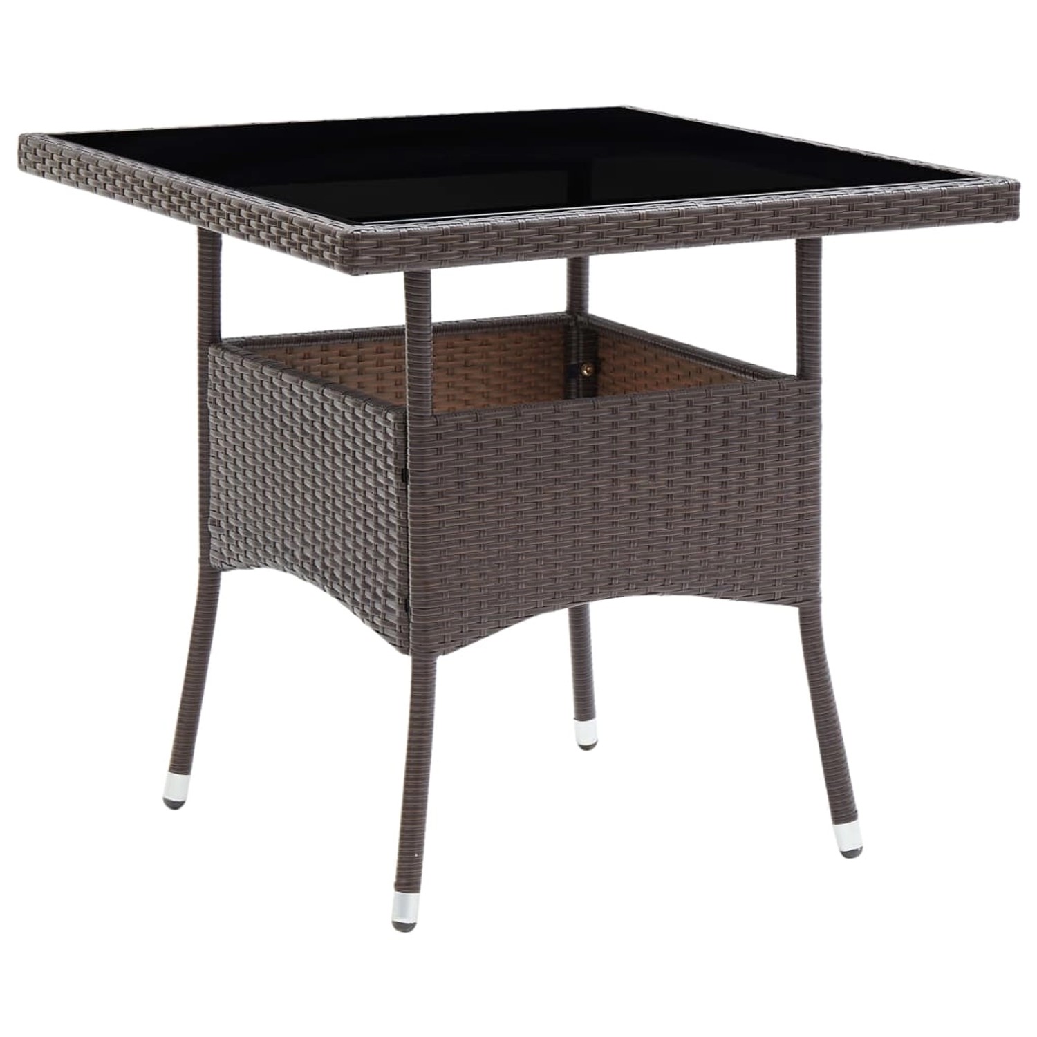vidaXL Garten-Esstisch Braun Poly Rattan 310552 vidaXL Garten-Esstisch Braun Poly Rattan 310552 von VIDAXL