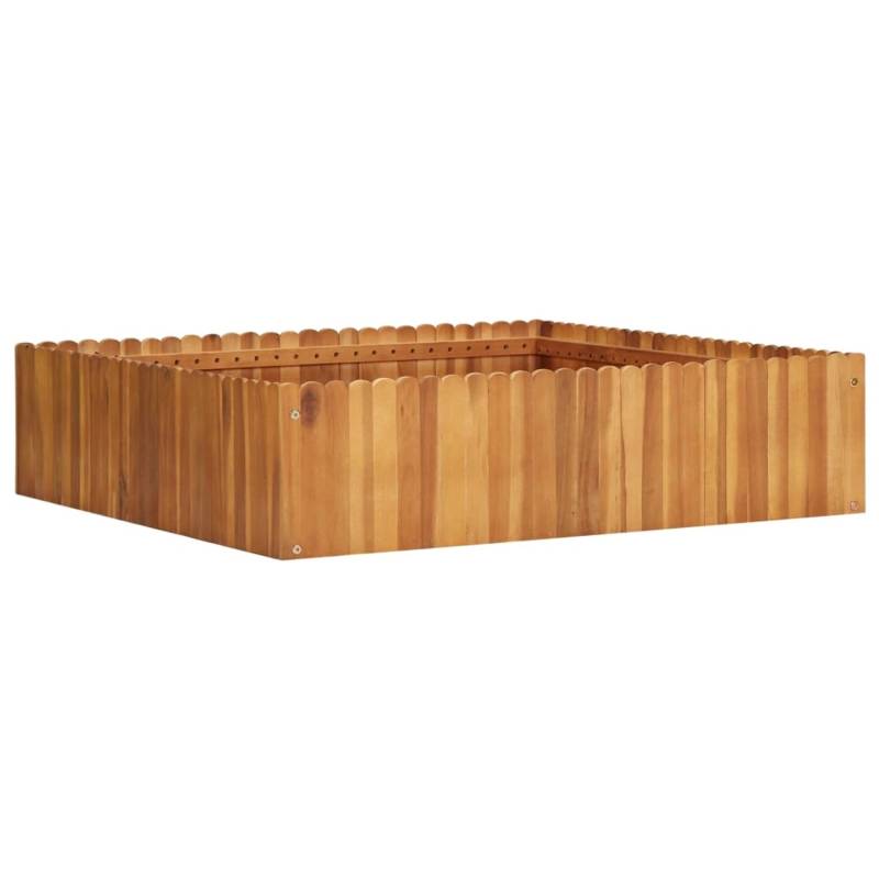 vidaXL Garten-Hochbeet 100 x 100 x 25 cm Massivholz Akazie 660760 von VIDAXL
