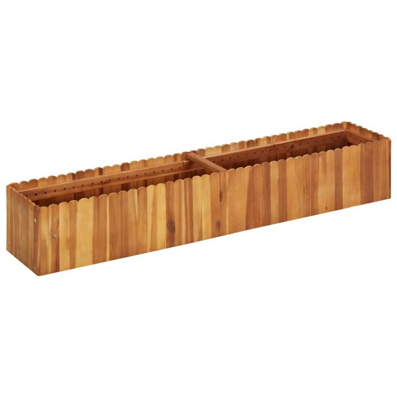 vidaXL Garten-Hochbeet 150 x 30 x 25 cm Massivholz Akazie 660757 von VIDAXL