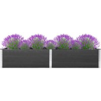 Garten-Hochbeet 200x100x54 cm wpc Grau - Vidaxl von VIDAXL