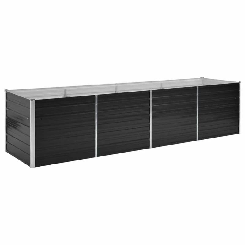 vidaXL Garten-Hochbeet Anthrazit 320 x 80 x 77 cm Stahl 660635 von VIDAXL