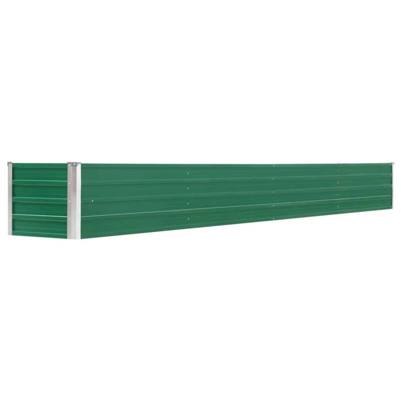 vidaXL Garten-Hochbeet Stahl 320x40x45 cm Grün 661667 von VIDAXL