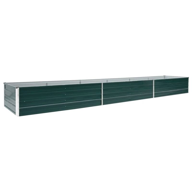 vidaXL Garten-Hochbeet Stahl 480x80x45 cm Grün 661679 von VIDAXL