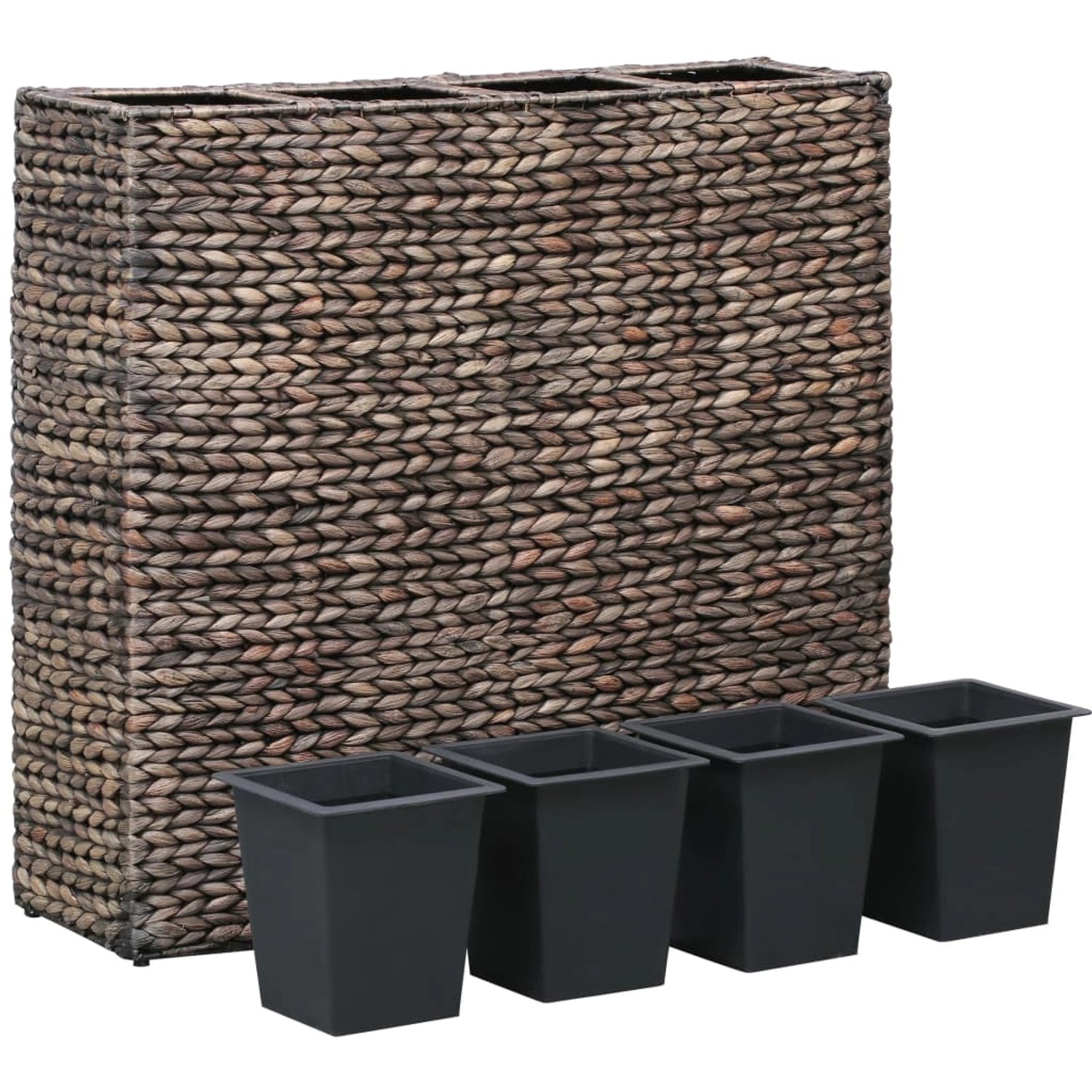 vidaXL Garten-Hochbeet mit 4 Töpfen Wasserhyazinthe Braun 660491 vidaXL Garten-Hochbeet mit 4 Töpfen Wasserhyazinthe Braun 660491 von VIDAXL