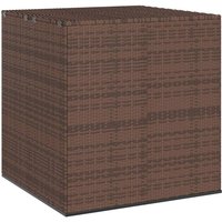 Garten-Kissenbox pe Rattan 100x97,5x104 cm Braun vidaXL557988 von BONNEVIE