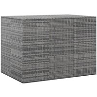 Garten-Kissenbox pe Rattan 145x100x103 cm Grau vidaXL258762 von BONNEVIE