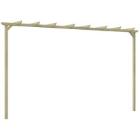 vidaXL Garten-Pergola Kiefernholz Imprägniert 360x200x60 cm vidaXL Garten-Pergola Kiefernholz Imprägniert 360x200x60 cm von VIDAXL