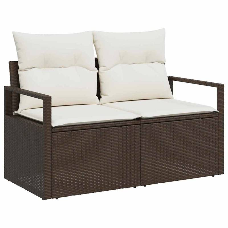 vidaXL Garten-Sofa-Set 6-Tlg Braun Poly Rattan 3346348 vidaXL Garten-Sofa-Set 6-Tlg Braun Poly Rattan 3346348 von VIDAXL