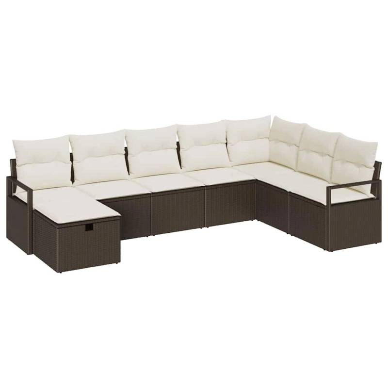 vidaXL Garten-Sofa-Set 8-Tlg Braun Poly Rattan 3360559 vidaXL Garten-Sofa-Set 8-Tlg Braun Poly Rattan 3360559 von VIDAXL