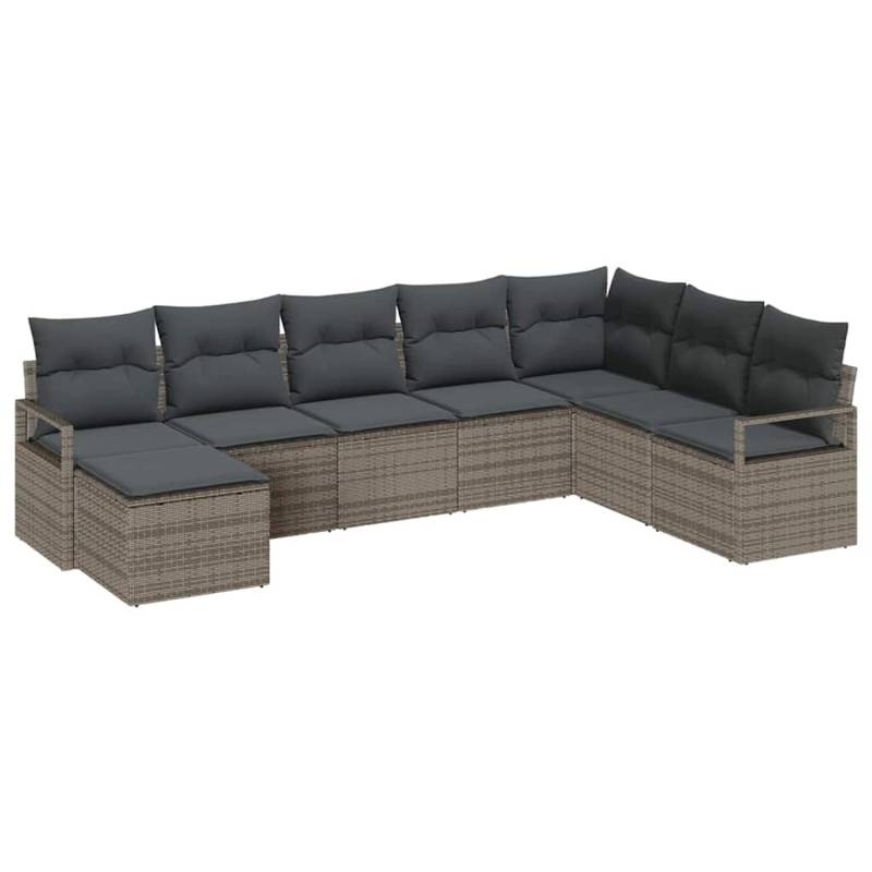 vidaXL Garten-Sofa-Set 8-Tlg Grau Poly Rattan 3346499 vidaXL Garten-Sofa-Set 8-Tlg Grau Poly Rattan 3346499 von VIDAXL