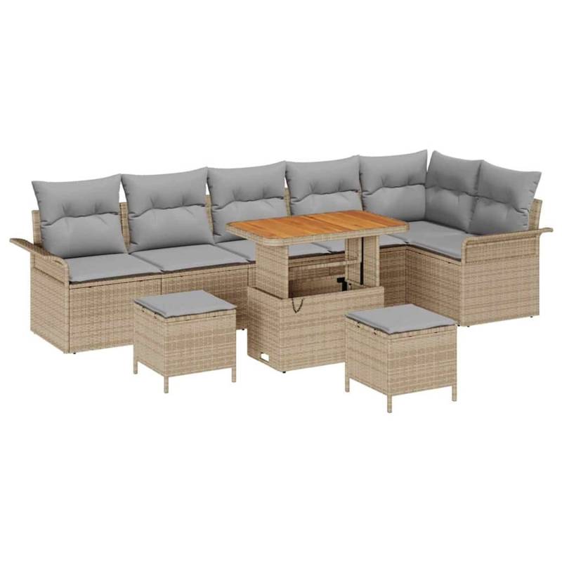 vidaXL Garten-Sofa-Set 9-Tlg Beige Poly Rattan 3362157 vidaXL Garten-Sofa-Set 9-Tlg Beige Poly Rattan 3362157 von VIDAXL