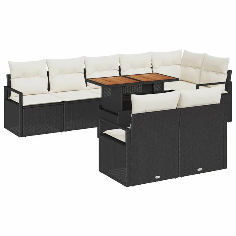 vidaXL Garten-Sofa-Set mit Speicher 9-Tlg Schwarz Poly Rattan 3358462 vidaXL Garten-Sofa-Set mit Speicher 9-Tlg Schwarz Poly Rattan 3358462 von VIDAXL