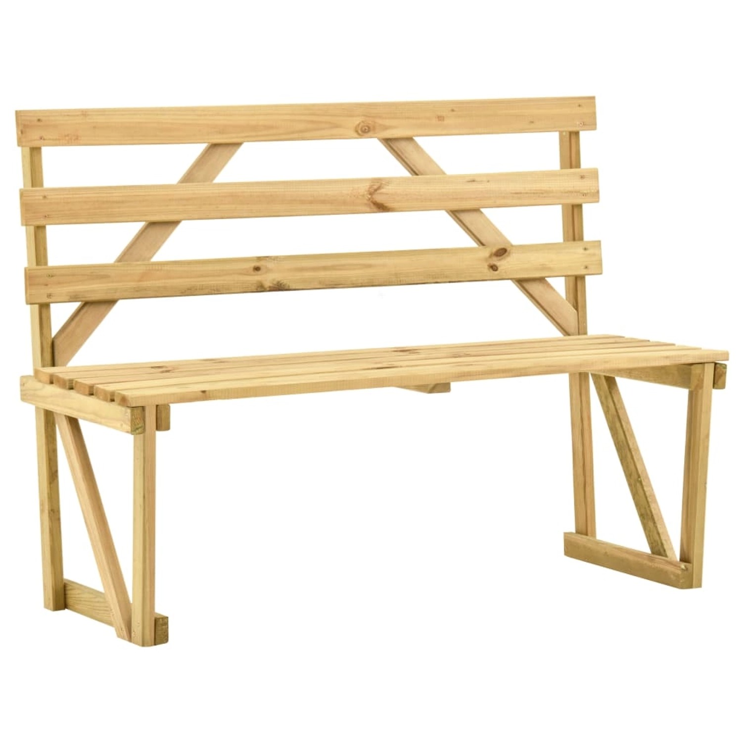 vidaXL Gartenbank 120 cm Kiefernholz Imprägniert 315393 vidaXL Gartenbank 120 cm Kiefernholz Imprägniert 315393 von VIDAXL