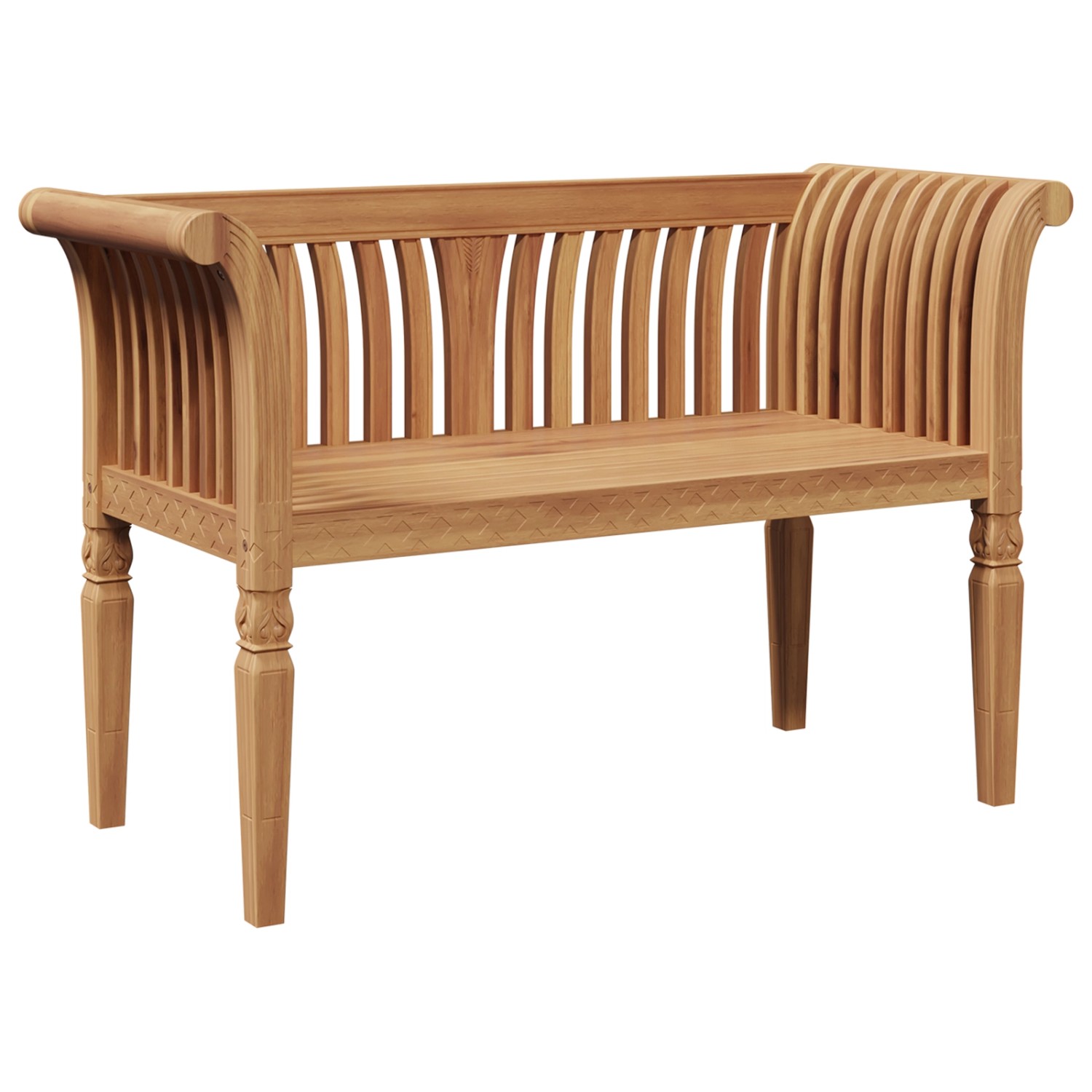 vidaXL Gartenbank 127,5x52x80 cm Massivholz Teak 42006347 vidaXL Gartenbank 127,5x52x80 cm Massivholz Teak 42006347 von VIDAXL
