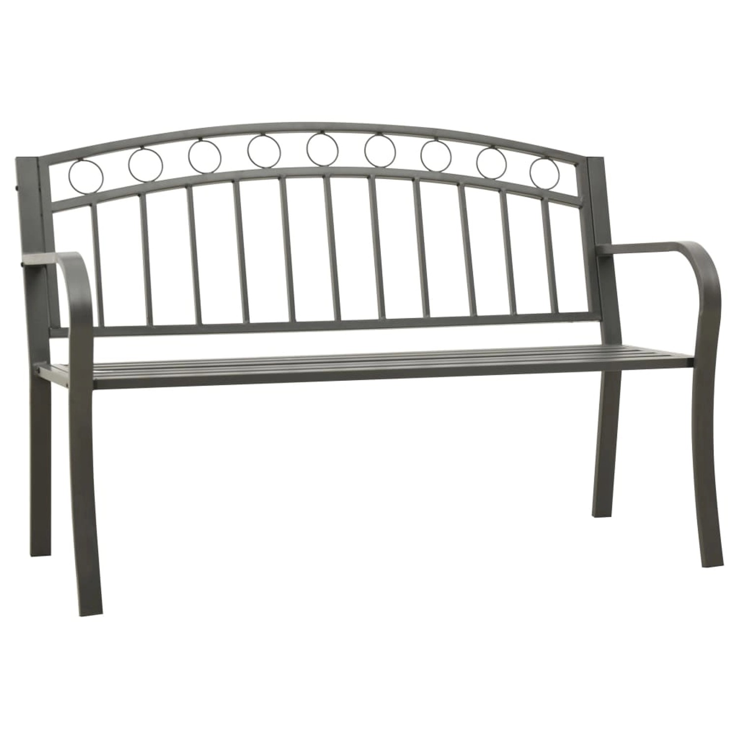 vidaXL Gartenbank Grau 120 cm Stahl 319586 vidaXL Gartenbank Grau 120 cm Stahl 319586 von VIDAXL