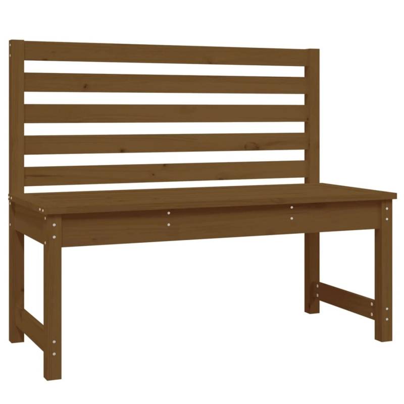 VidaXL Gartenbank Honigbraun 109 cm Massivholz Kiefer von VIDAXL