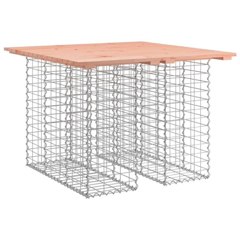 VidaXL Gartenbank aus Gabionen 100x102x72 cm Massivholz Douglasie von VIDAXL