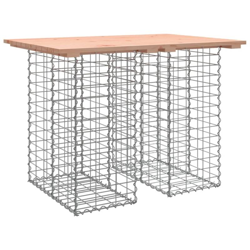 VidaXL Gartenbank aus Gabionen 100x70x72 cm Massivholz Douglasie von VIDAXL