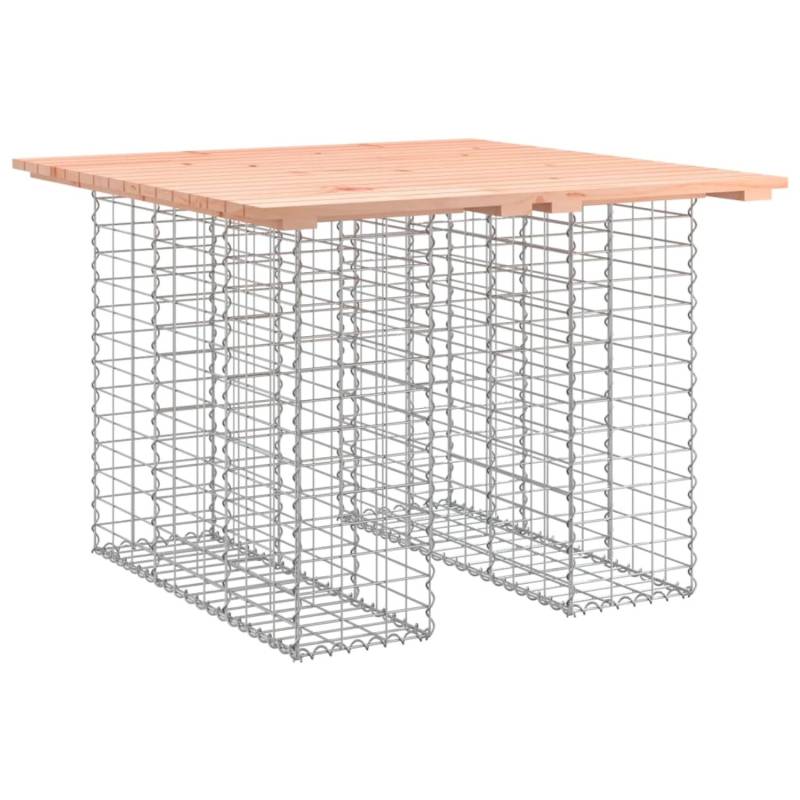 VidaXL Gartenbank aus Gabionen Massivholz Douglasie 100x102x72 cm von VIDAXL