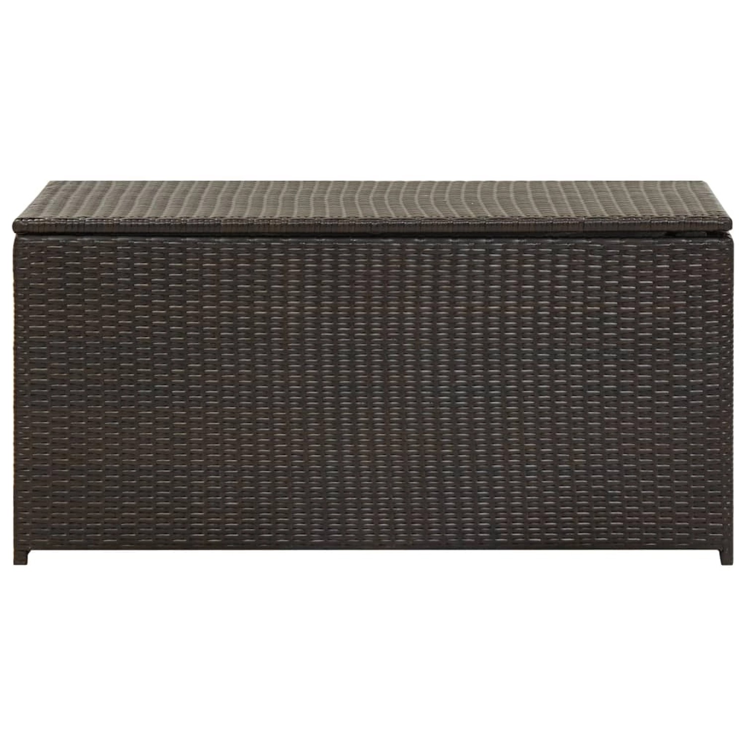 VidaXL Gartenbox Poly Rattan 100x50x50 cm Braun VidaXL Gartenbox Poly Rattan 100x50x50 cm Braun von VIDAXL