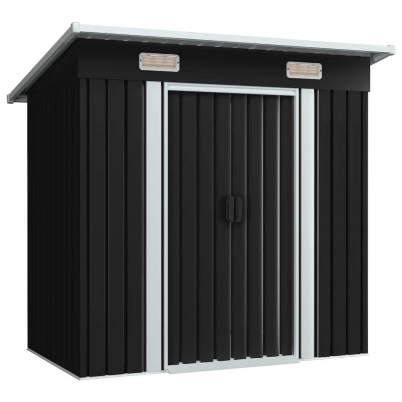 vidaXL Gartenschuppen Anthrazit Stahl 661640 von VIDAXL
