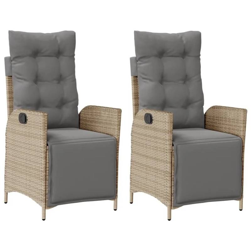 vidaXL Gartensessel mit Fußteil 2 Stk Verstellbar Poly Rattan 365293 vidaXL Gartensessel mit Fußteil 2 Stk Verstellbar Poly Rattan 365293 von VIDAXL
