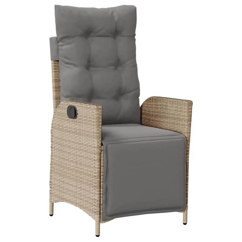vidaXL Gartensessel mit Fußteil Verstellbar Beigemischung Poly Rattan 365285 vidaXL Gartensessel mit Fußteil Verstellbar Beigemischung Poly Rattan 365285 von VIDAXL